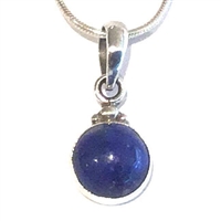 Sterling Silver Pendant- Lapis Lazuli