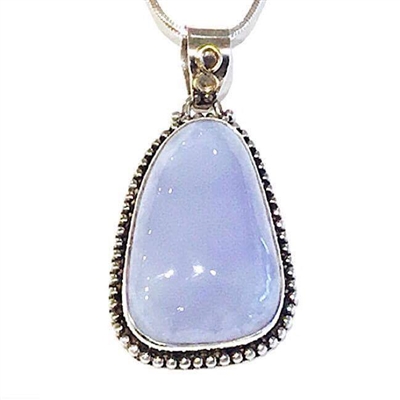 Sterling Silver Pendant- Chalcedony