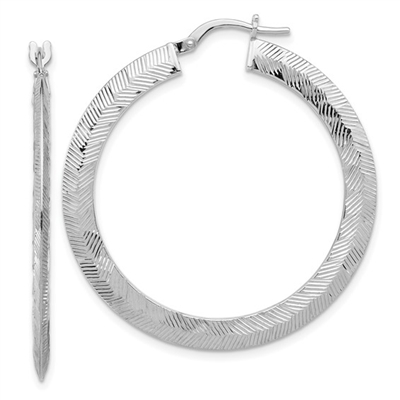 Sterling Silver Statement Hoop Earrings