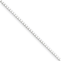 1.25 mm Box Chain-Sterling Silver-16"