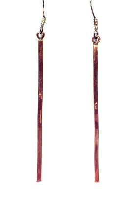Copper "Stick" Earrings