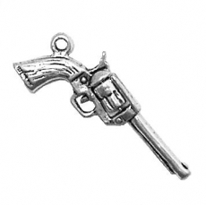 Sterling Silver Charm-Pistol/Gun