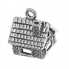 Sterling Silver Charm-Cabin