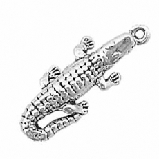 Sterling Silver Charm-Large Alligator