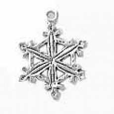 Sterling Silver Charm-Snowflake