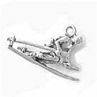 Sterling Silver Charm-Male Skier