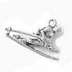 Sterling Silver Charm-Male Skier