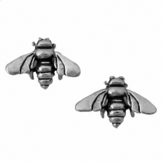 Sterling Silver Post Earring-Bee