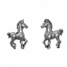 Sterling Silver Post Earring-Colt