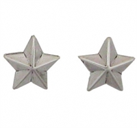 Sterling Silver Post Earring-Star