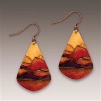 Desert Mountain Fine Art Short  Earrings