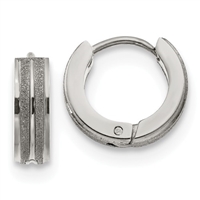 Stainless Steel "Huggie" Earrings