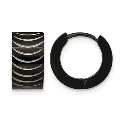 Stainless Steel "Huggie" Earrings