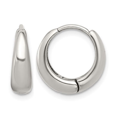 Stainless Steel "Huggie" Earrings
