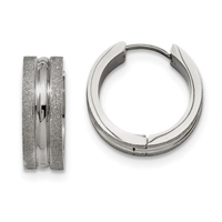 Stainless Steel "Huggie" Earrings