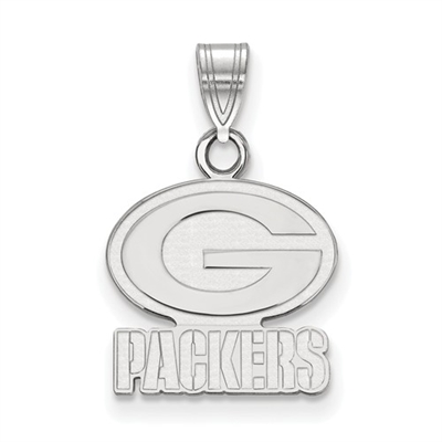 Green Bay Packers Sterling Silver Pendant- Small