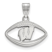 University of Wisconsin- "Motion W"  Football Pendant