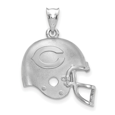Chicago Bears Sterling Silver Pendant- Helmet