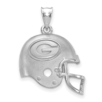 Green Bay Packers Sterling Silver Pendant- Helmet