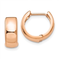 14k Rose Gold "Huggie" Earrings