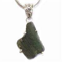 Sterling Silver Pendant- Moldavite