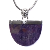 Sterling Silver Pendant- Charoite