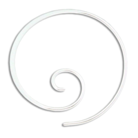 Light "Koru" Earrings- Sterling Silver