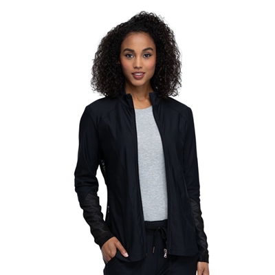 FORM by Cherokee -  Zip Front Scrub Jacket