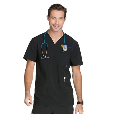 Cherokee Infinity CK900A - Men's V-Neck Solid Scrub Top for White Oak