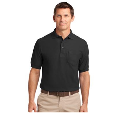 Sanmar K500P - Short Sleeve Silk Touch Polo with Pocket - Men's