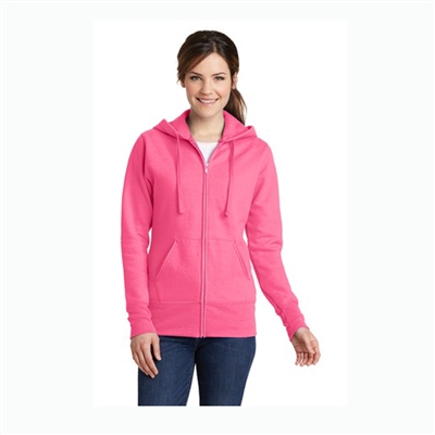 Sanmar LPC78ZH - Port & Company - Ladies Core Fleece Full-Zip Hooded Sweatshirt