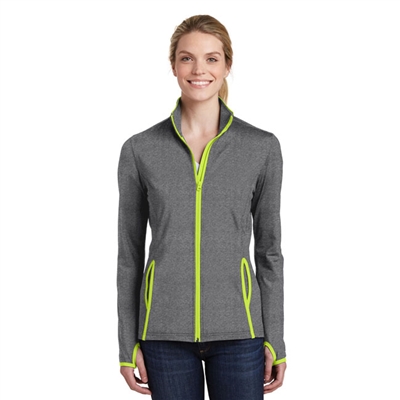 Sanmar LST853 - Sport-Tek Ladies Stretch Contrast Full Zip Jacket