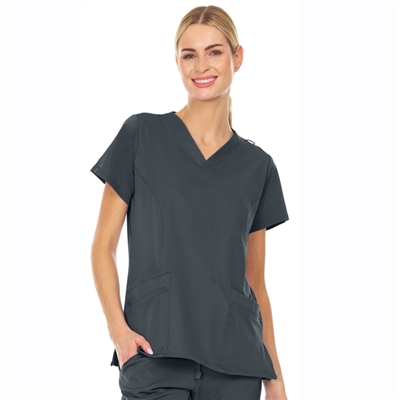 Mini Marilyn 4121 - Eleanor V-Neck 3 Pocket Scrub Top