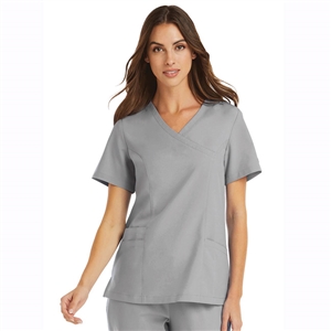 Maevn 5002 - WOMEN'S MOCK-WRAP NECK SCRUB TOP