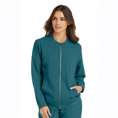 Maevn 5061 - WOMEN'S FRONT ZIP WARM-UP SCRUB JACKET