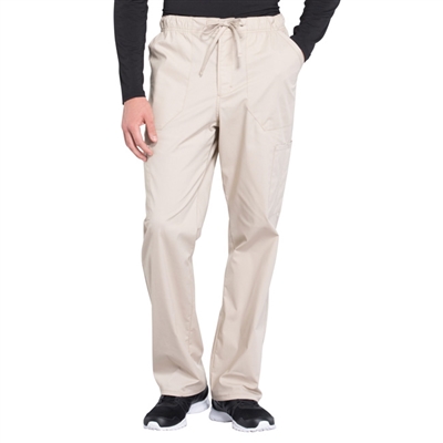 Cherokee Professional WW190 - Men's Tapered Leg Zip Fly Drawstring Scrub Pant