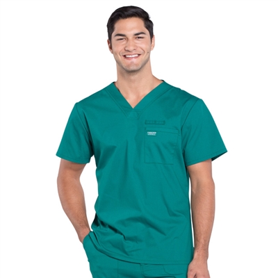 Cherokee Professional WW675 - Men's V-Neck Solid Scrub Top