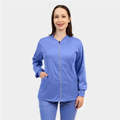 IRG EDGE -2811 - Women's Zip Front 2 Pocket Scrub Jacket