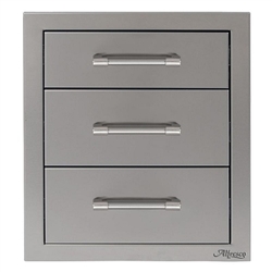 ALFRESCO 17" Triple Drawers (AXE-3DR-SC)