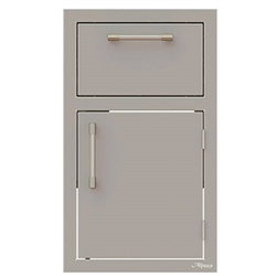 ALFRESCO 17" Single Drawer and Access Door RIGHT HINGE (AXE-DDR-R-SC)