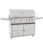 BLAZE 44" Professional LUX Grill with Cart (BLZ-4PROCARTPKG)