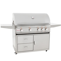 BLAZE 44" Professional LUX Grill with Cart (BLZ-4PROCARTPKG)