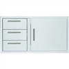 BLAZE 39" Access Door & Triple Drawer Combo (BLZ-DDC-39-R-LTSC)