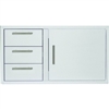 BLAZE 39" Access Door & Triple Drawer Combo (BLZ-DDC-R-39-LTSC)
