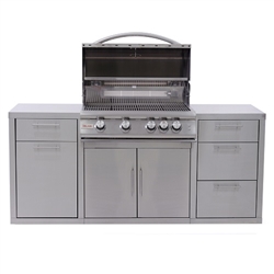 BLAZE Stainless Steel Island 6' Length (BLZ-SS-ISLAND)