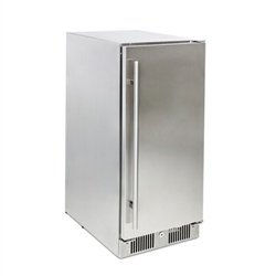BLAZE Outdoor Rated Stainless 15â€ Refrigerator (BLZ-SSRF-15)