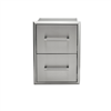 COYOTE 16" Double Drawer Cabinet (C3-2DC)