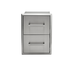 COYOTE 16" Double Drawer Cabinet (C3-2DC)