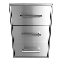 COYOTE 18" Three Drawer Cabinet (C3-3DC)