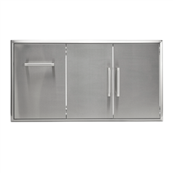 COYOTE 45" Double Access Doors With Rollout Trash (C3-CDPOD)